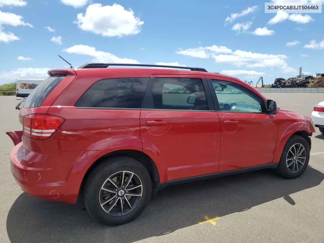 2018 Dodge Journey Se VIN: 3C4PDCAB3JT506463 Lot: 59713884