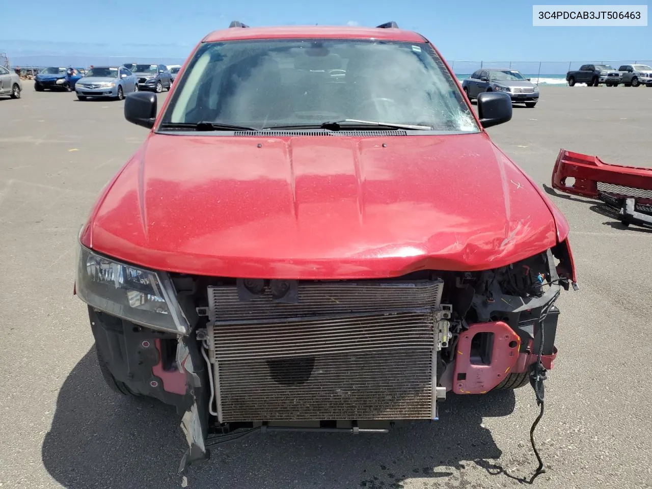 2018 Dodge Journey Se VIN: 3C4PDCAB3JT506463 Lot: 59713884