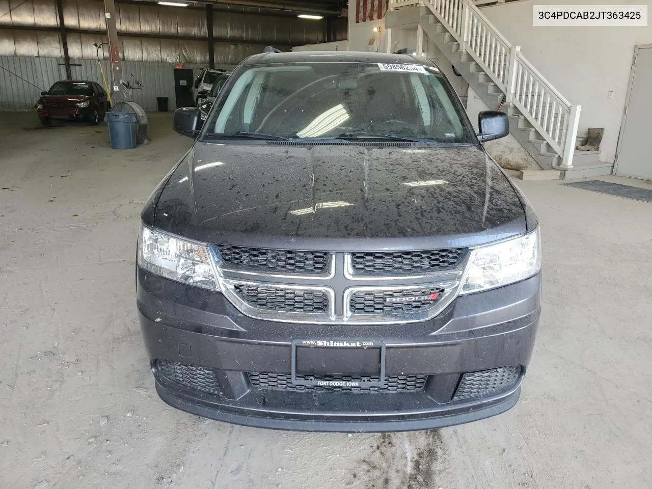 2018 Dodge Journey Se VIN: 3C4PDCAB2JT363425 Lot: 59858234