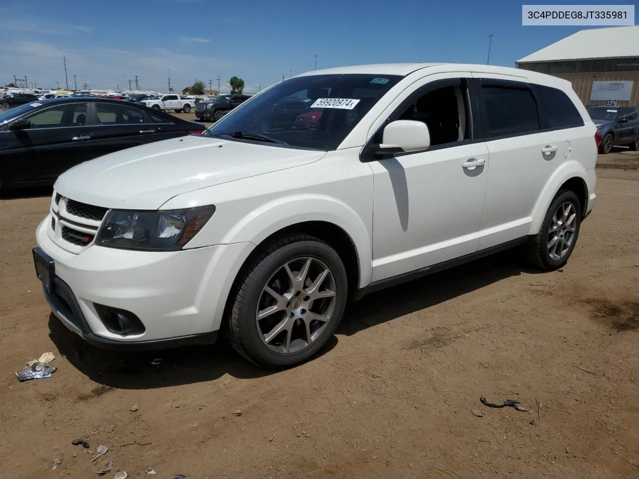 2018 Dodge Journey Gt VIN: 3C4PDDEG8JT335981 Lot: 59920974