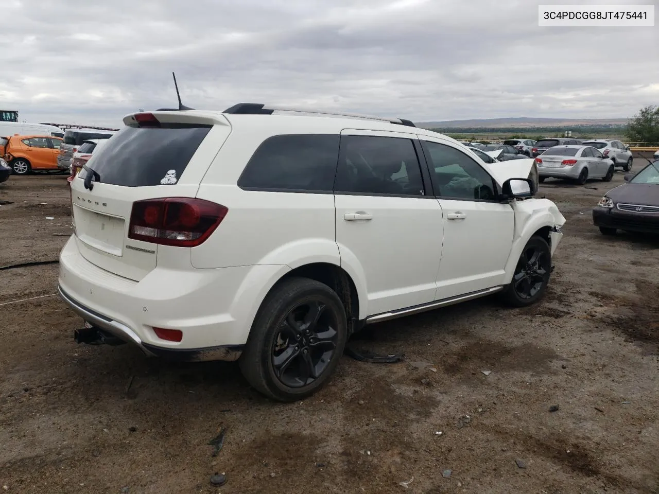 2018 Dodge Journey Crossroad VIN: 3C4PDCGG8JT475441 Lot: 59945554