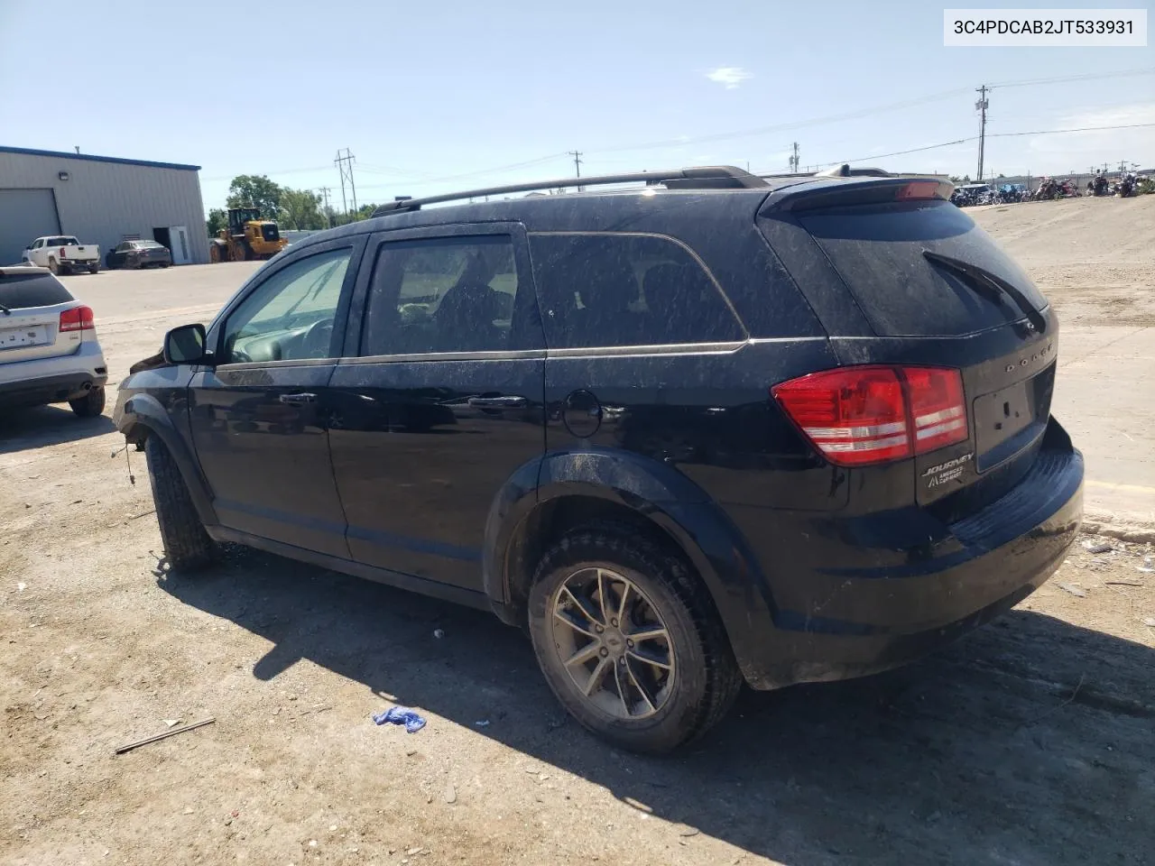 2018 Dodge Journey Se VIN: 3C4PDCAB2JT533931 Lot: 60851024