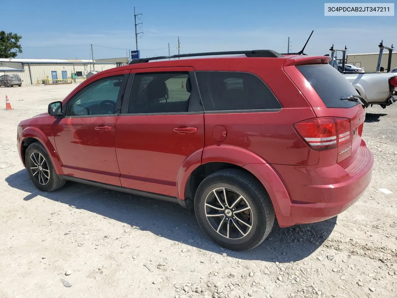 2018 Dodge Journey Se VIN: 3C4PDCAB2JT347211 Lot: 61043594