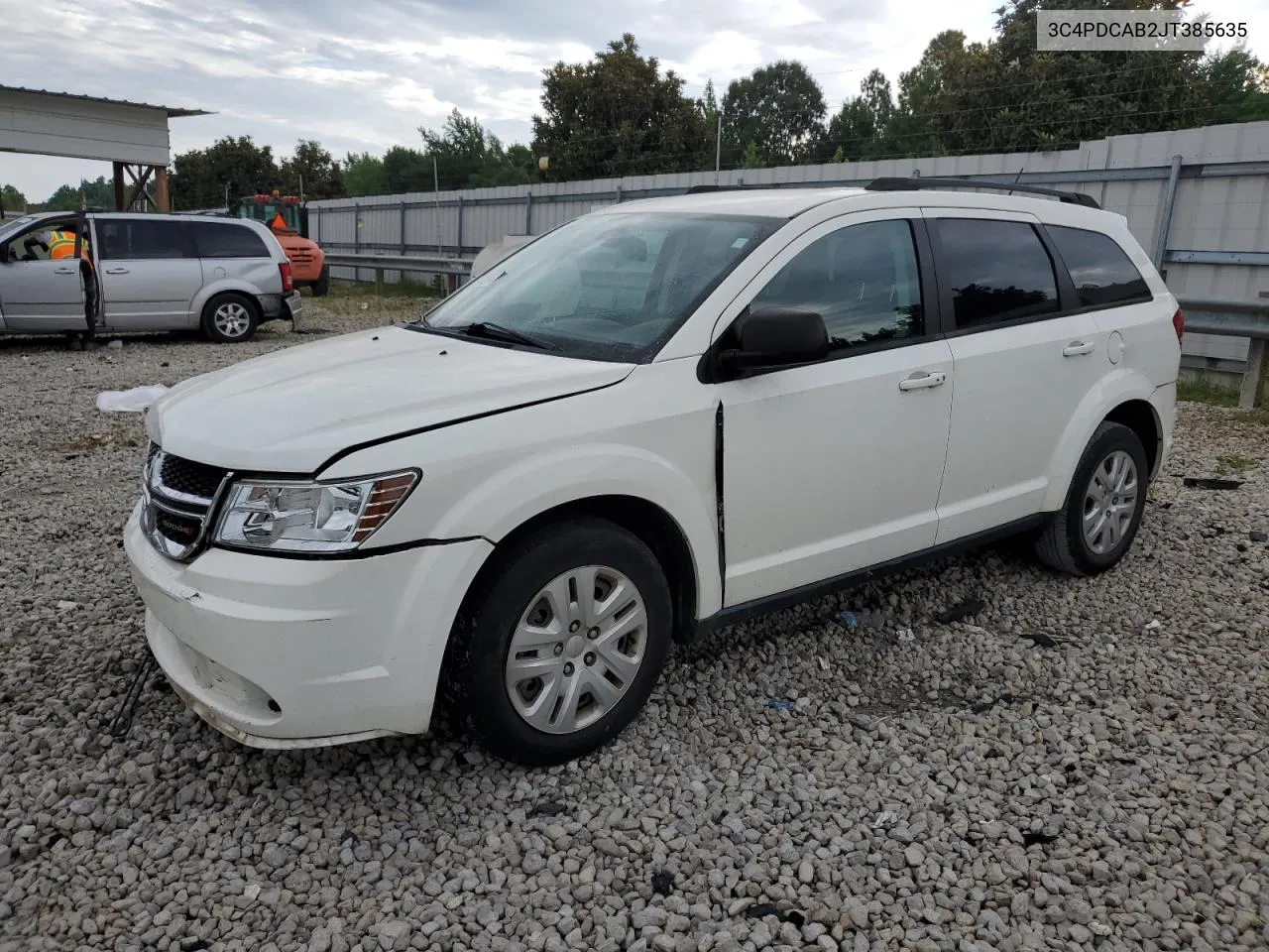 2018 Dodge Journey Se VIN: 3C4PDCAB2JT385635 Lot: 61712874