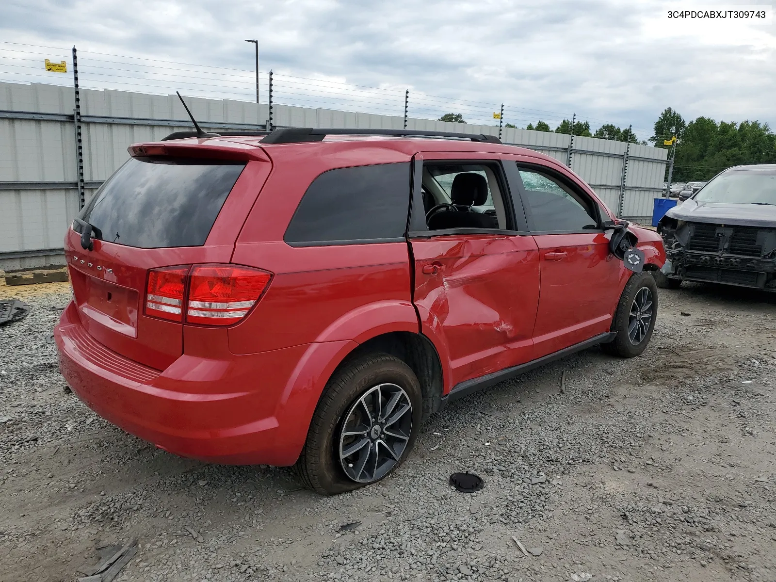 3C4PDCABXJT309743 2018 Dodge Journey Se