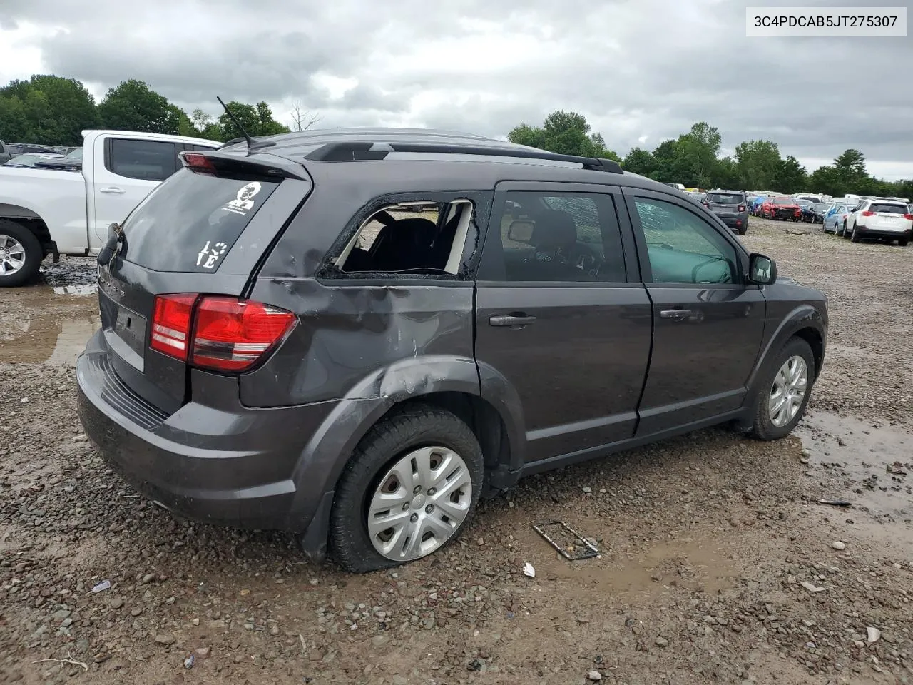 2018 Dodge Journey Se VIN: 3C4PDCAB5JT275307 Lot: 61864284