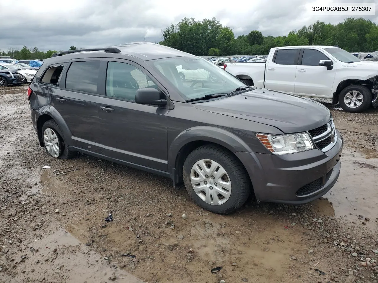 2018 Dodge Journey Se VIN: 3C4PDCAB5JT275307 Lot: 61864284