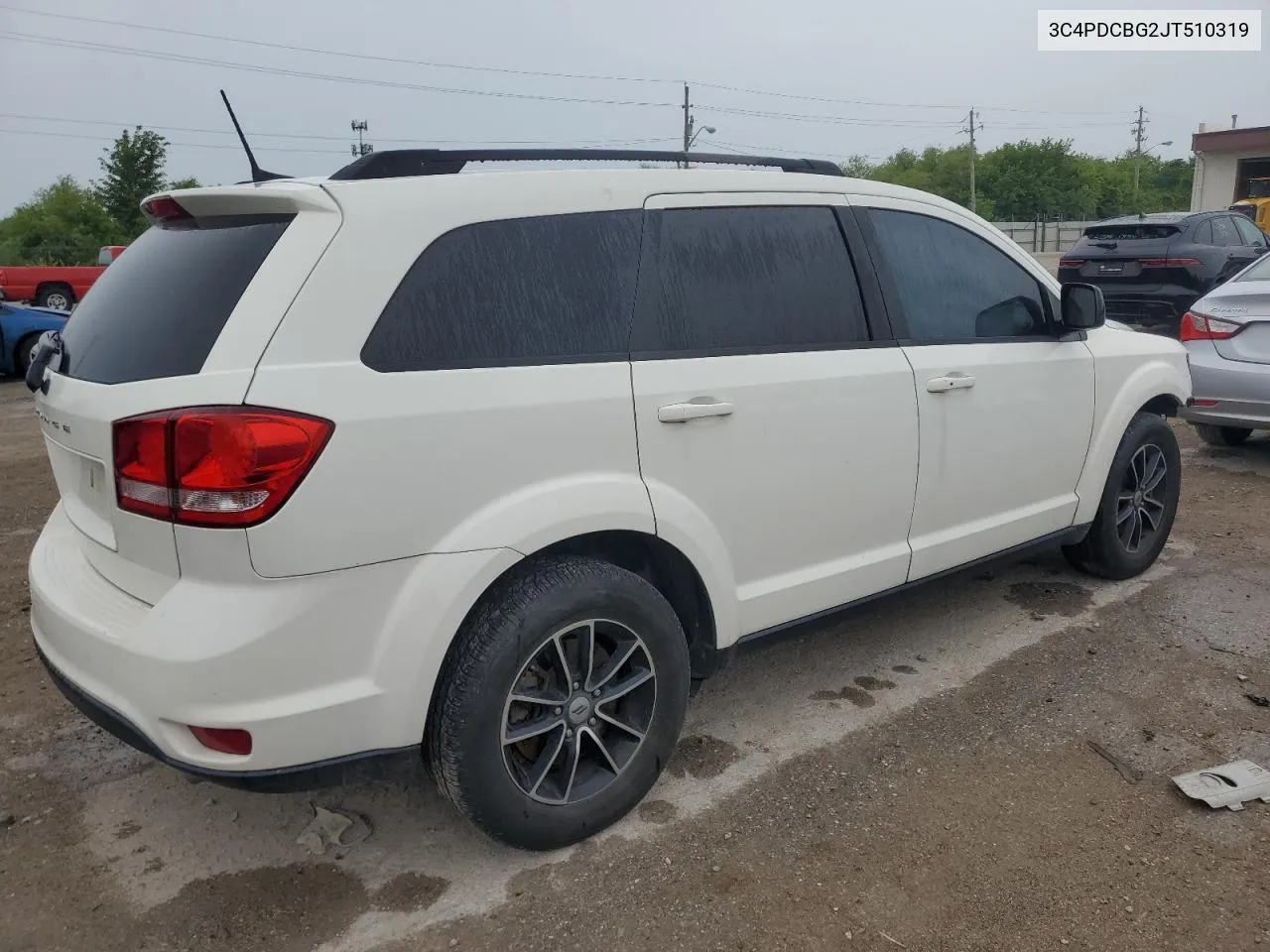 2018 Dodge Journey Sxt VIN: 3C4PDCBG2JT510319 Lot: 62297144