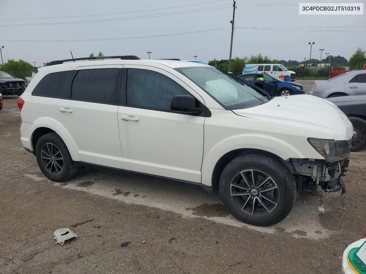 2018 Dodge Journey Sxt VIN: 3C4PDCBG2JT510319 Lot: 62297144