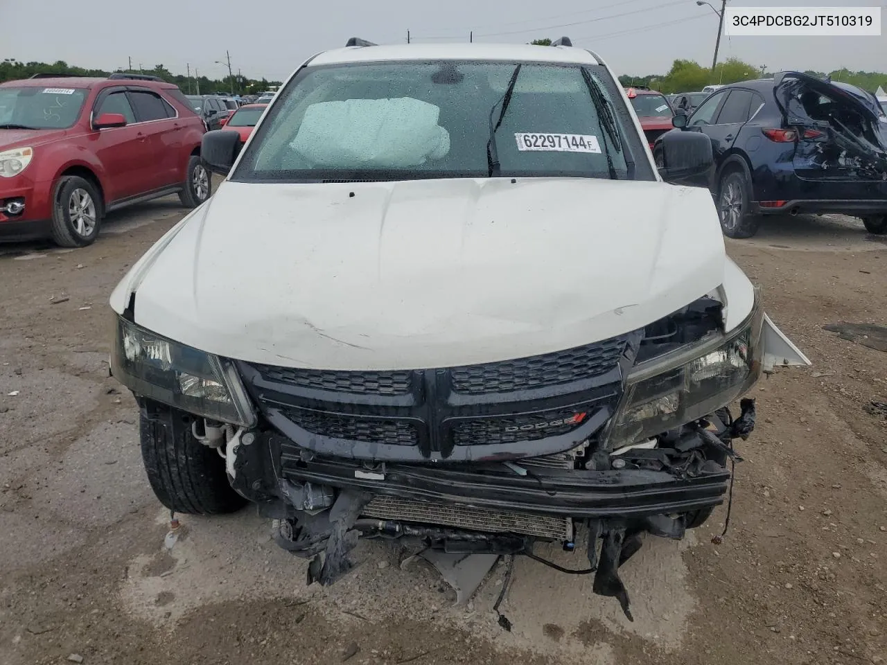 2018 Dodge Journey Sxt VIN: 3C4PDCBG2JT510319 Lot: 62297144