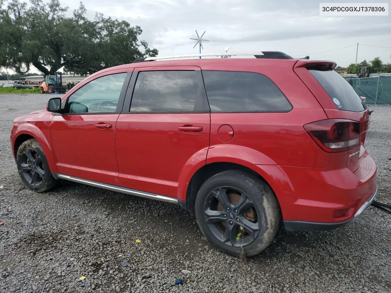 2018 Dodge Journey Crossroad VIN: 3C4PDCGGXJT378306 Lot: 62325274