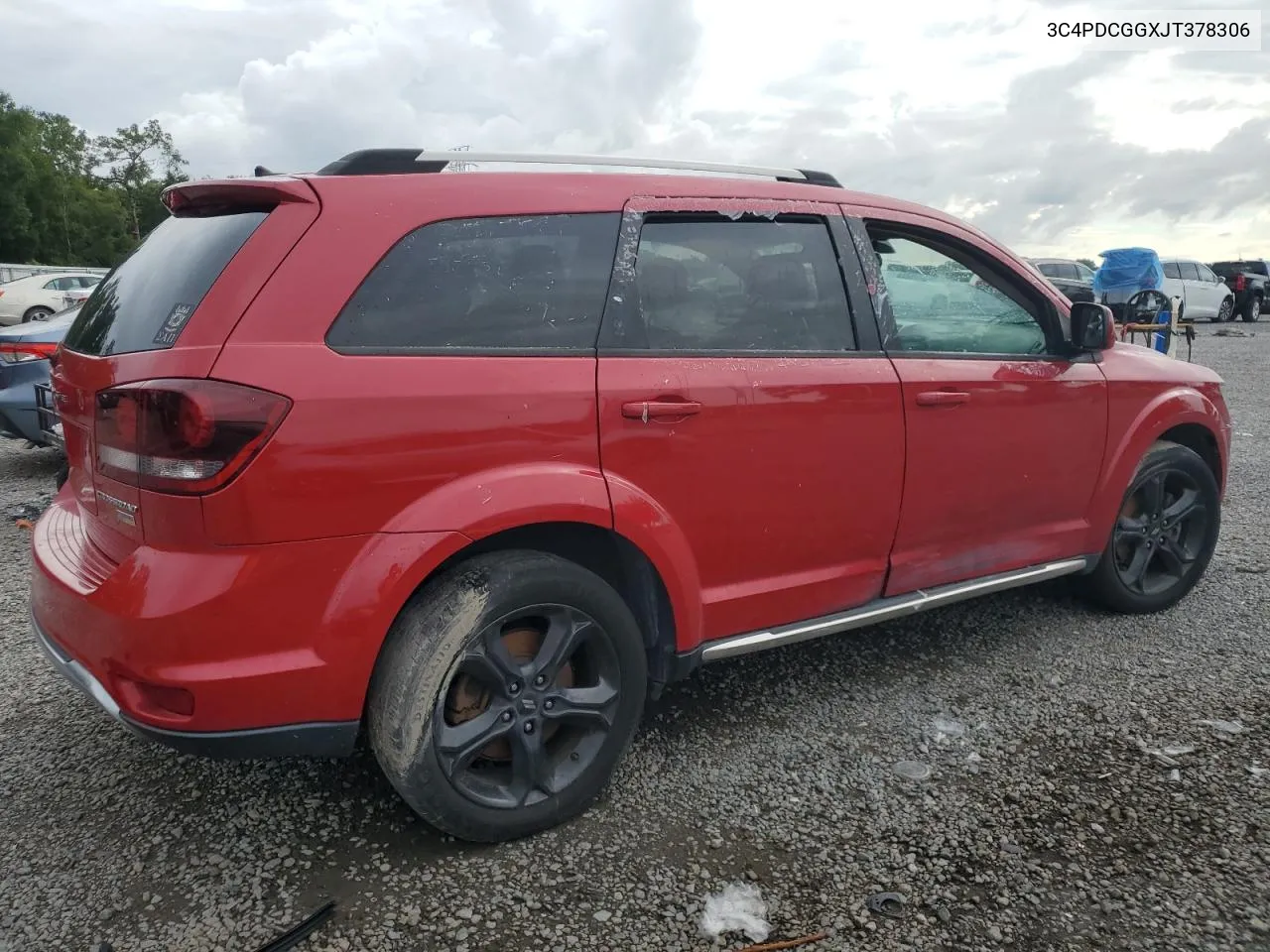 2018 Dodge Journey Crossroad VIN: 3C4PDCGGXJT378306 Lot: 62325274