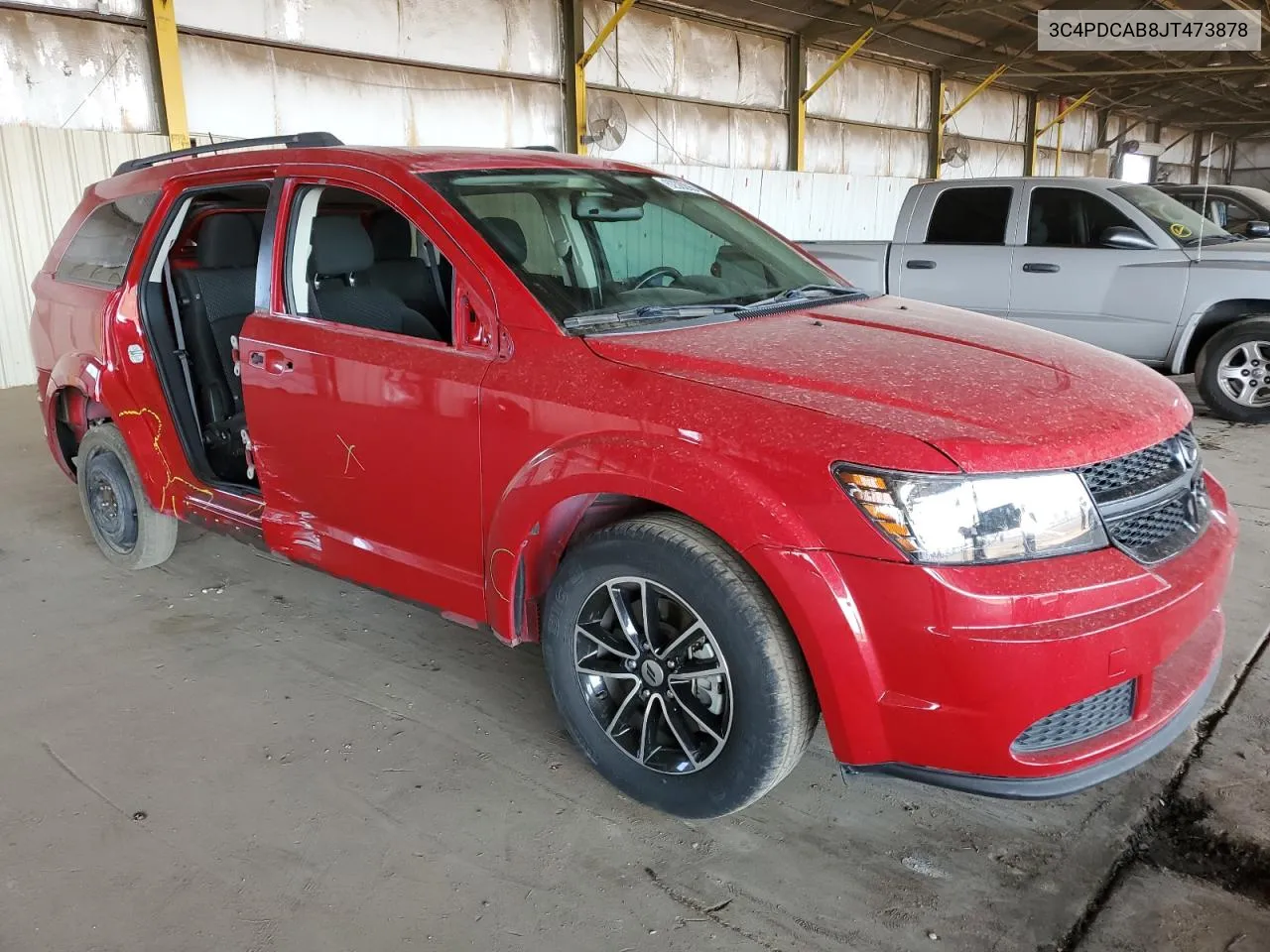 2018 Dodge Journey Se VIN: 3C4PDCAB8JT473878 Lot: 62362964