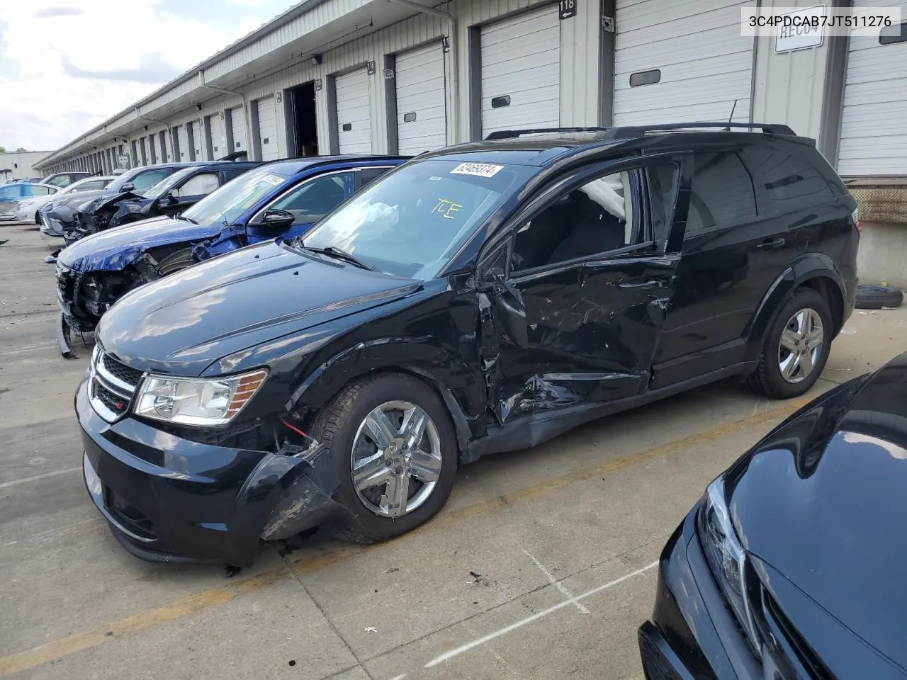 2018 Dodge Journey Se VIN: 3C4PDCAB7JT511276 Lot: 62469374