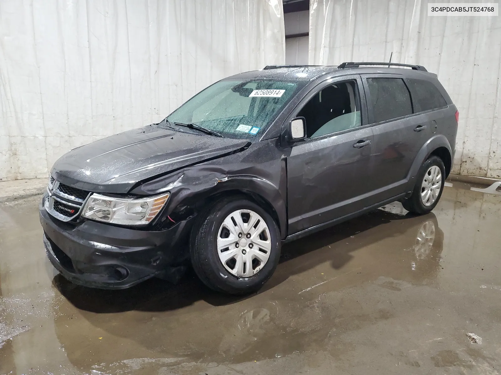 2018 Dodge Journey Se VIN: 3C4PDCAB5JT524768 Lot: 62508914