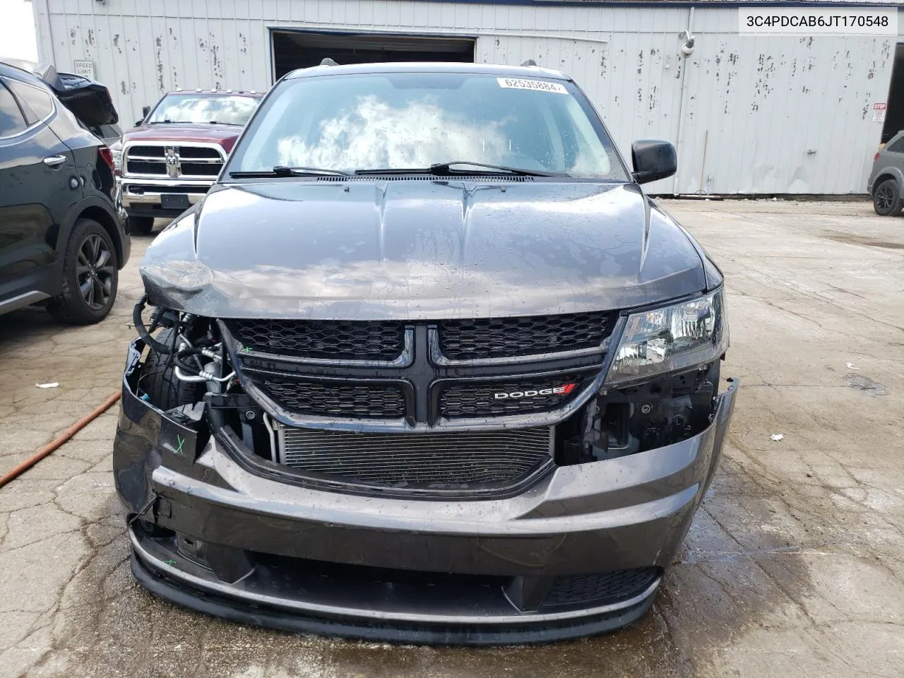 2018 Dodge Journey Se VIN: 3C4PDCAB6JT170548 Lot: 62535884