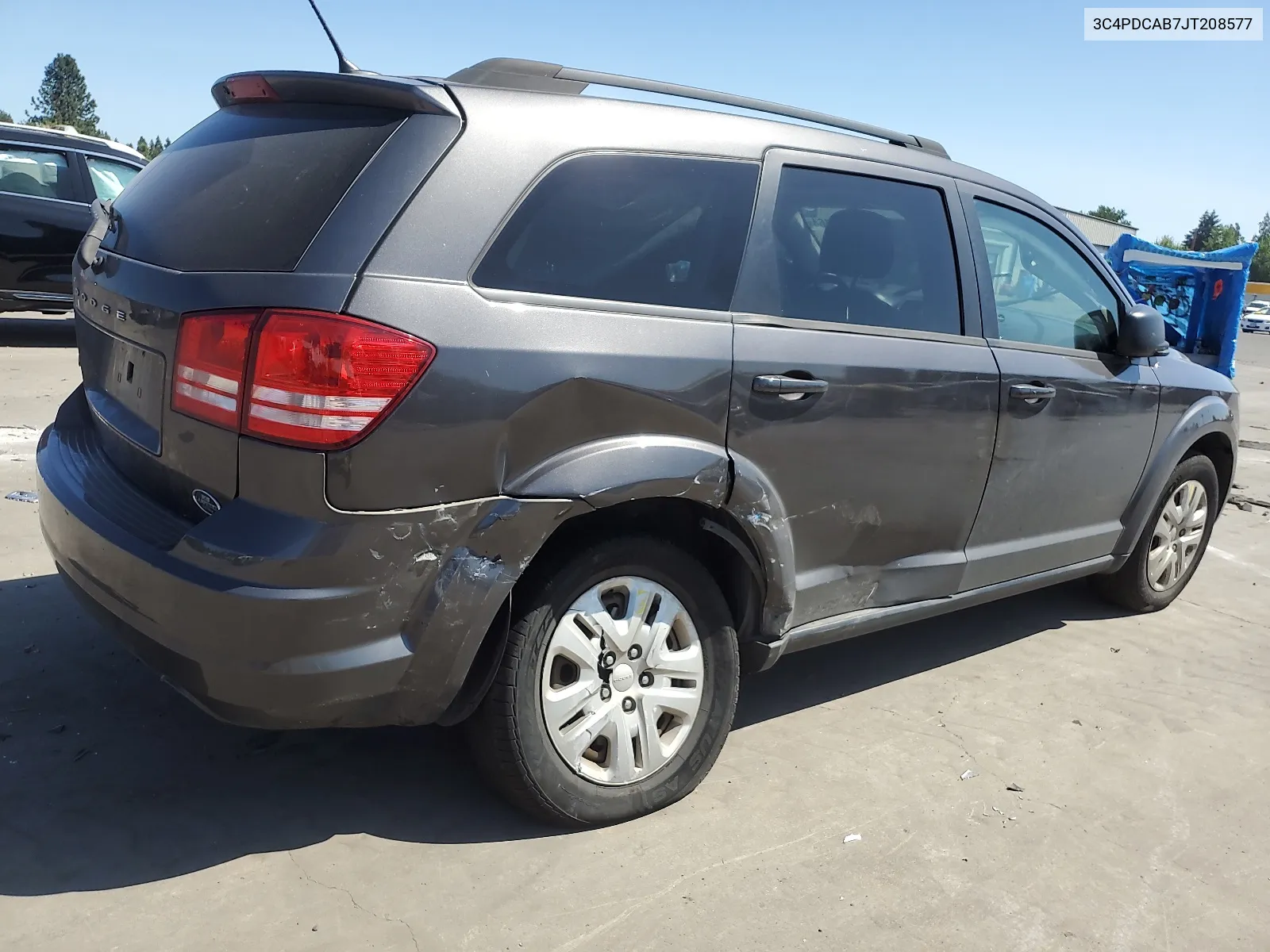 2018 Dodge Journey Se VIN: 3C4PDCAB7JT208577 Lot: 62568164