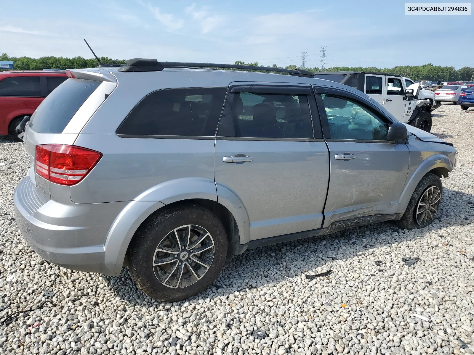 2018 Dodge Journey Se VIN: 3C4PDCAB6JT294836 Lot: 62629104