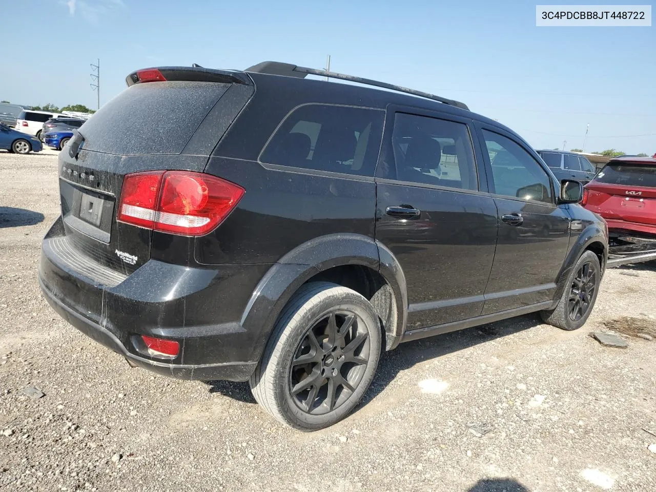 2018 Dodge Journey Sxt VIN: 3C4PDCBB8JT448722 Lot: 62663514