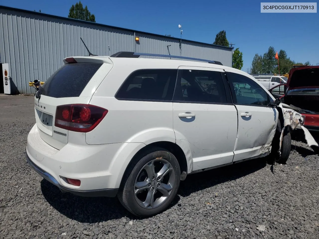 2018 Dodge Journey Crossroad VIN: 3C4PDCGGXJT170913 Lot: 62766714