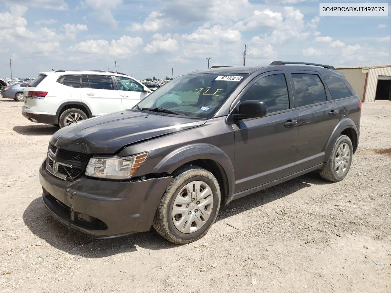 2018 Dodge Journey Se VIN: 3C4PDCABXJT497079 Lot: 62930244