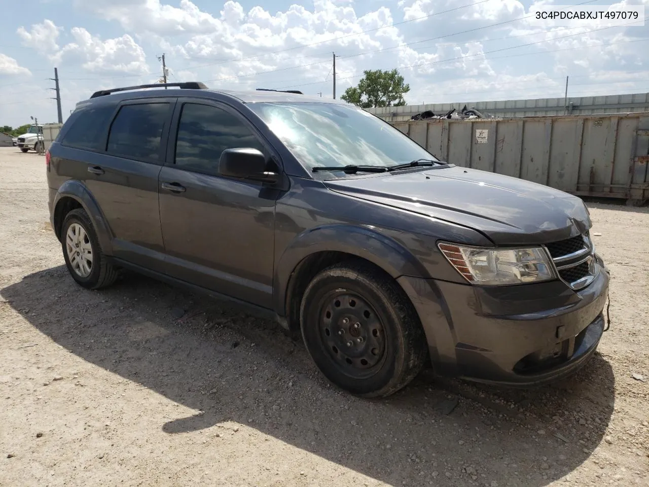 2018 Dodge Journey Se VIN: 3C4PDCABXJT497079 Lot: 62930244