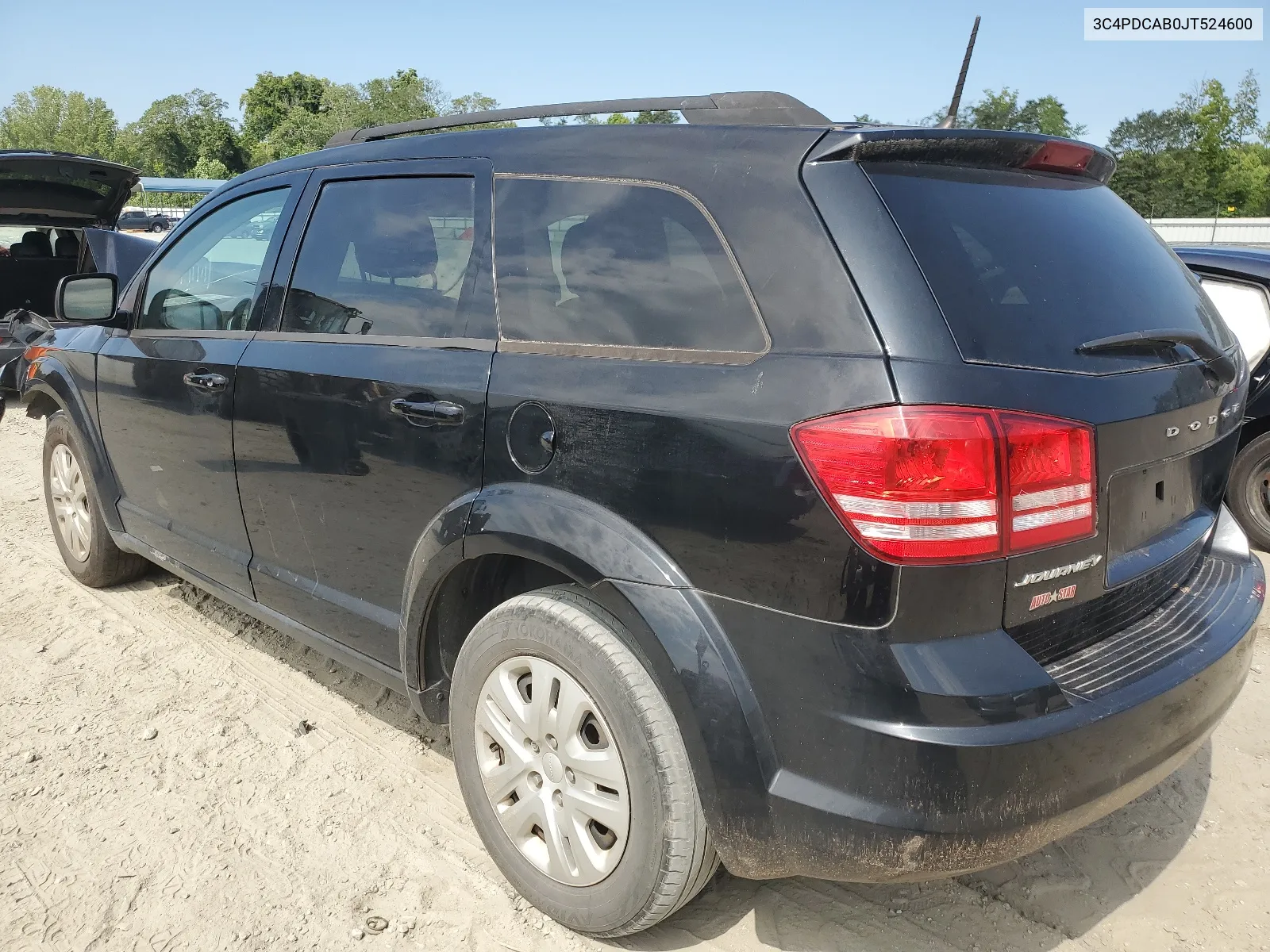 2018 Dodge Journey Se VIN: 3C4PDCAB0JT524600 Lot: 62995254