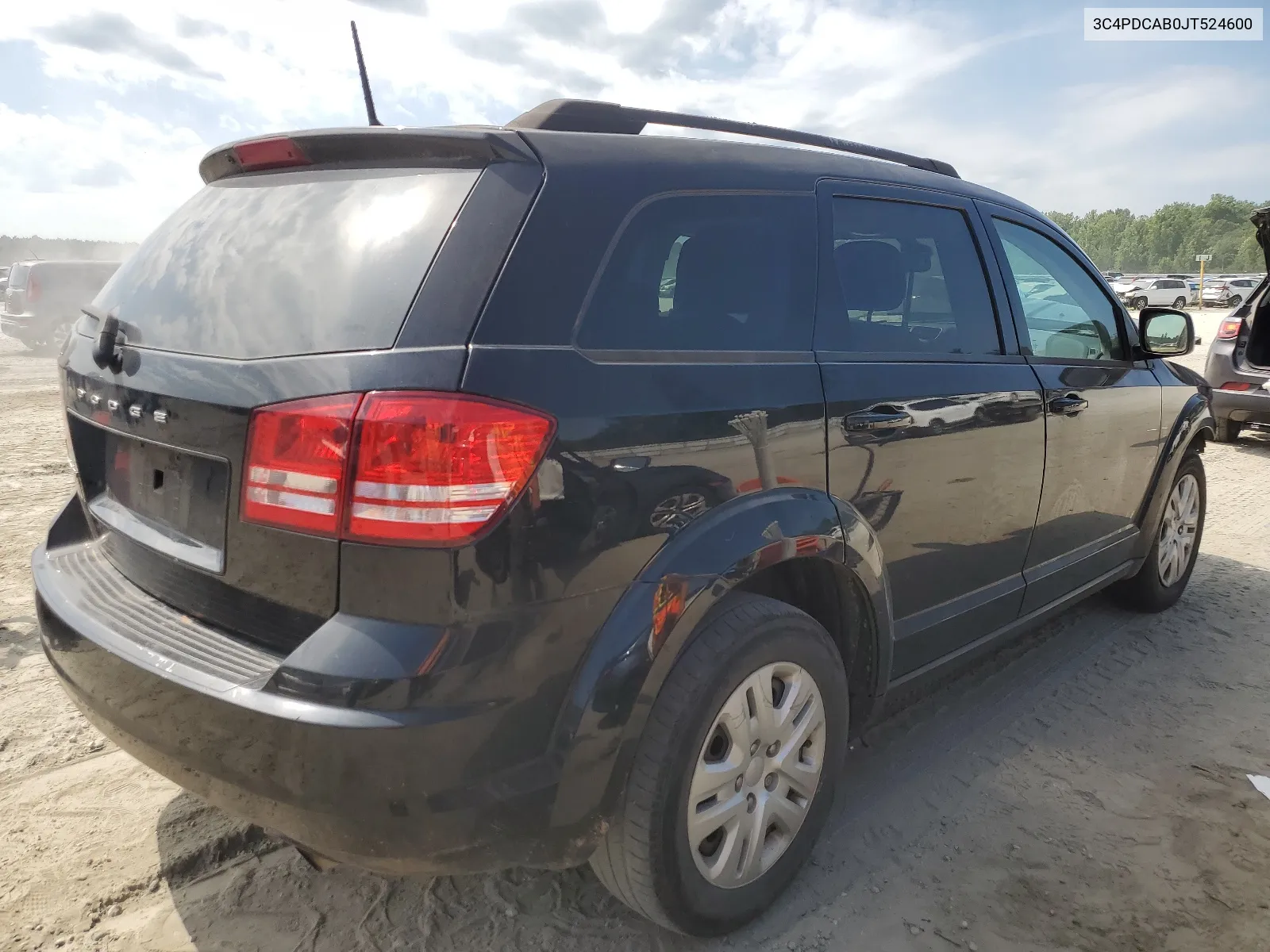 2018 Dodge Journey Se VIN: 3C4PDCAB0JT524600 Lot: 62995254