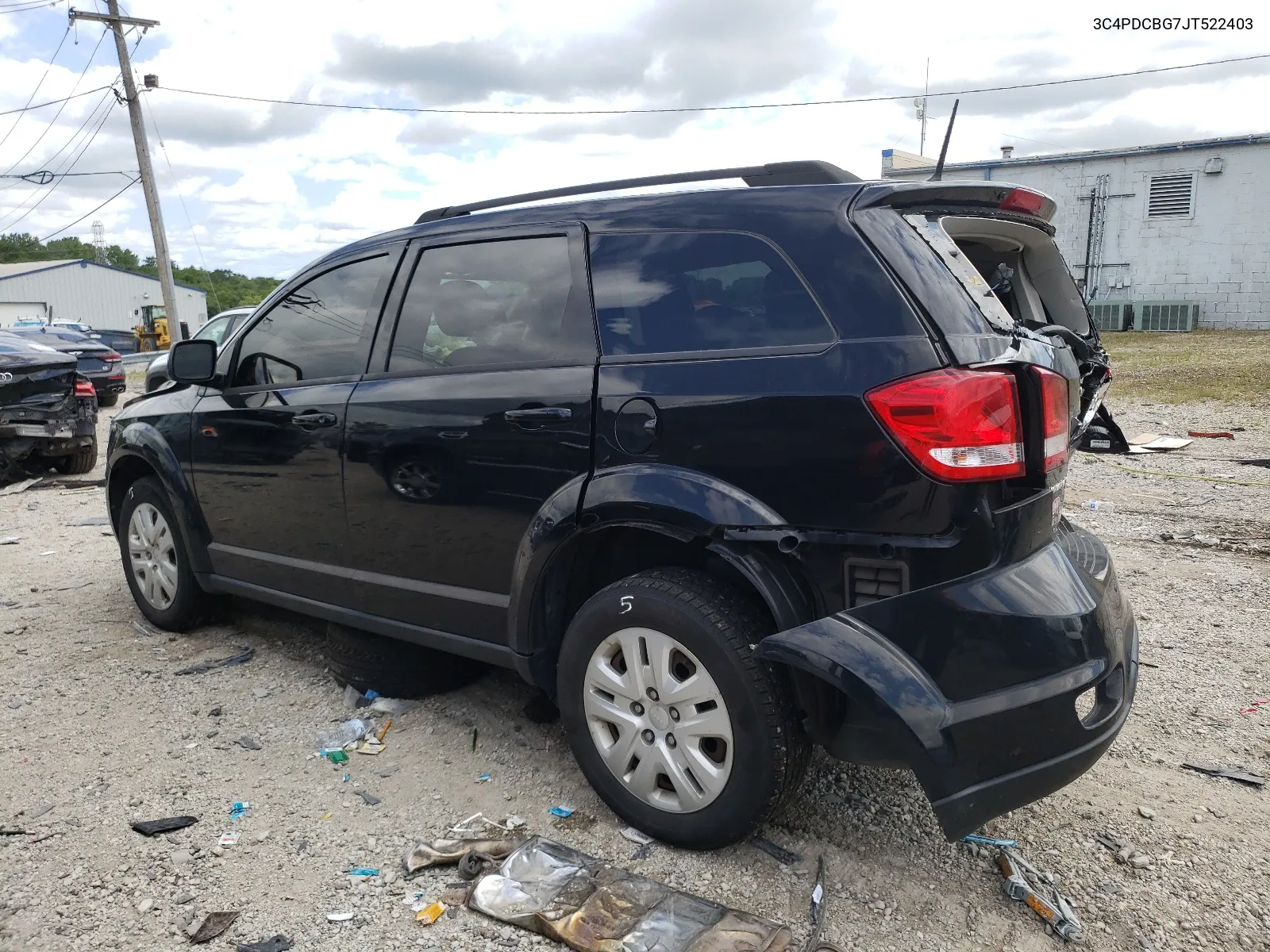 2018 Dodge Journey Sxt VIN: 3C4PDCBG7JT522403 Lot: 63612404