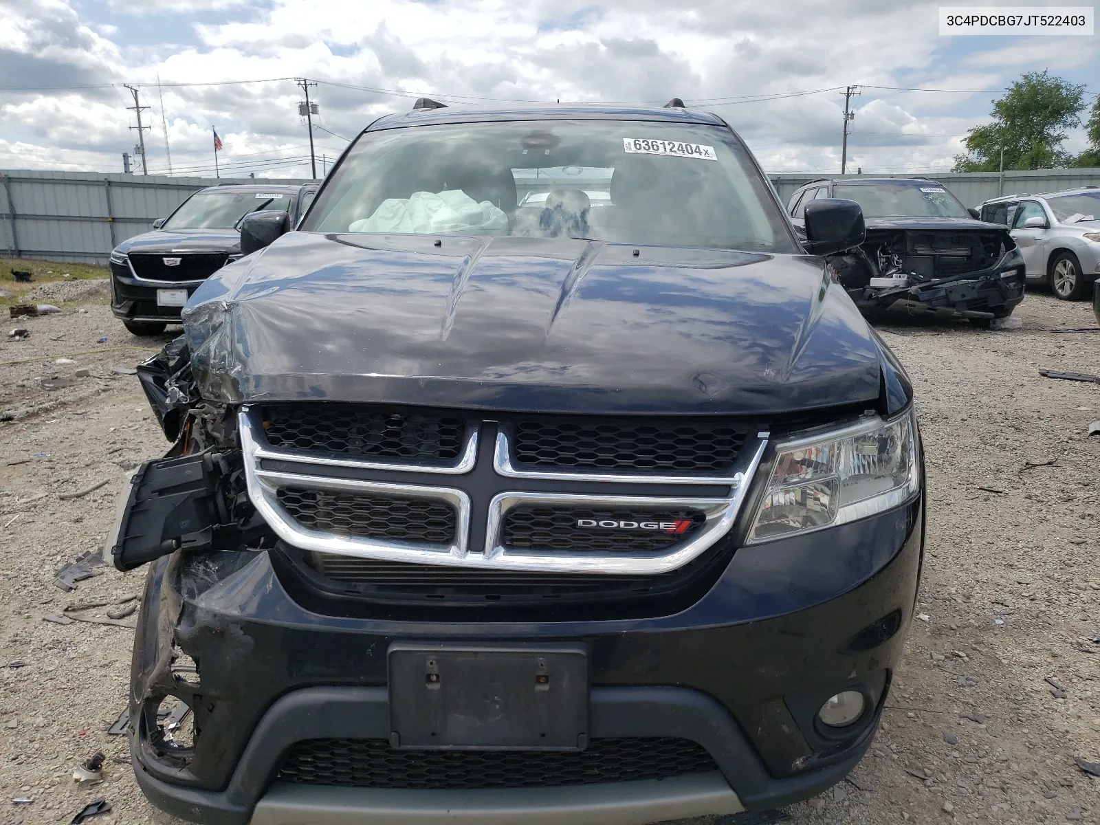 2018 Dodge Journey Sxt VIN: 3C4PDCBG7JT522403 Lot: 63612404