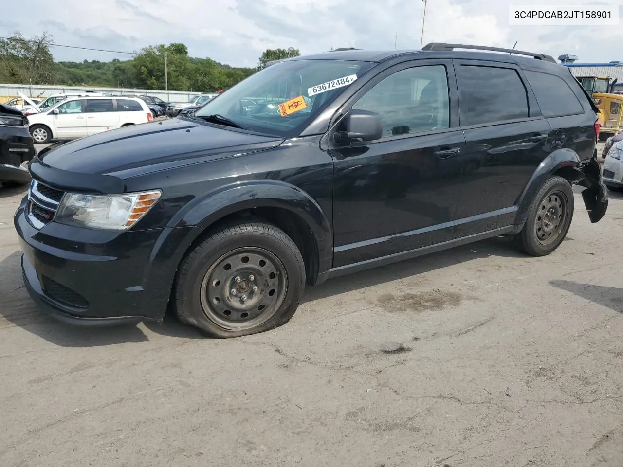 2018 Dodge Journey Se VIN: 3C4PDCAB2JT158901 Lot: 63672484