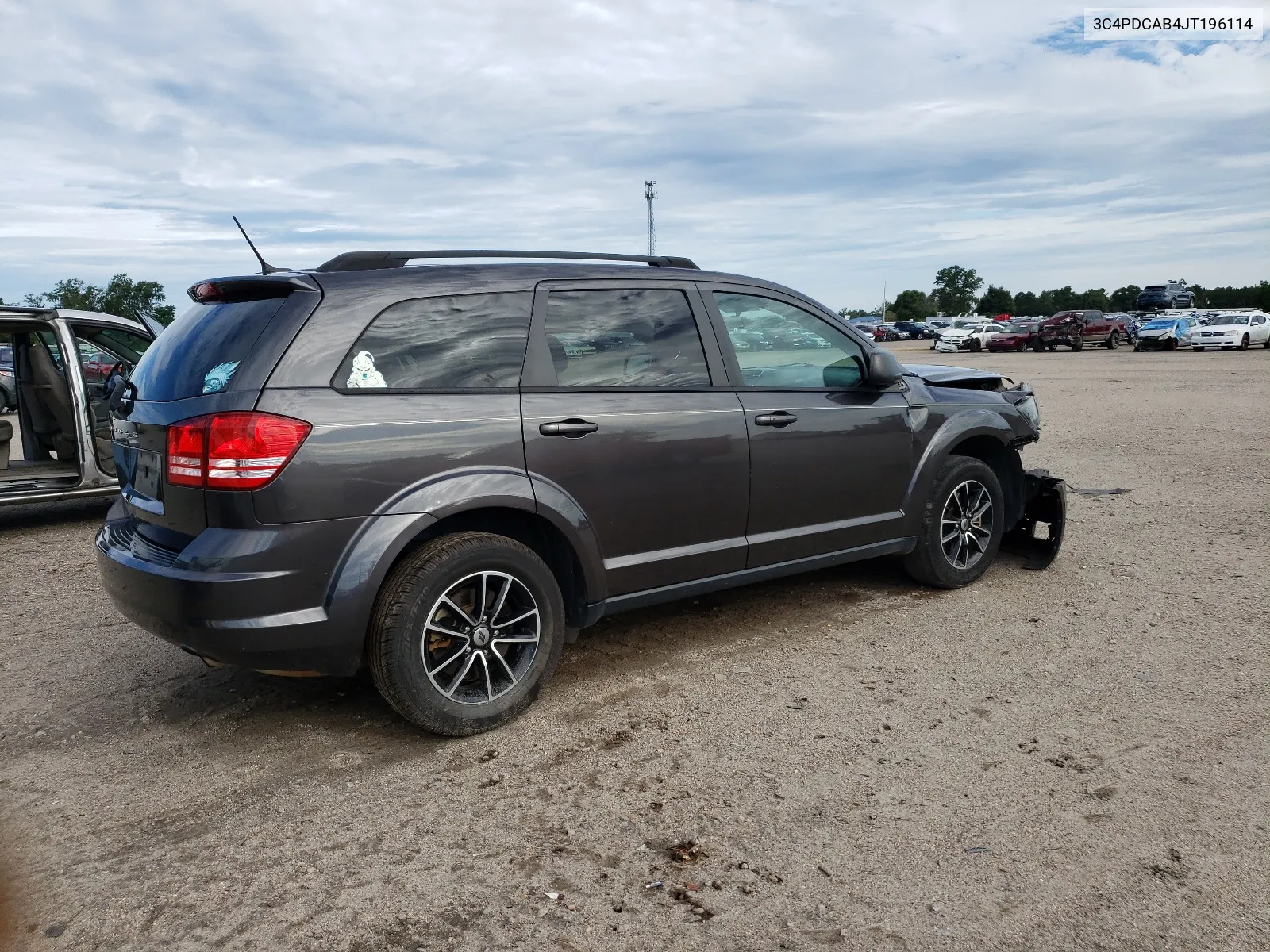 2018 Dodge Journey Se VIN: 3C4PDCAB4JT196114 Lot: 63697124