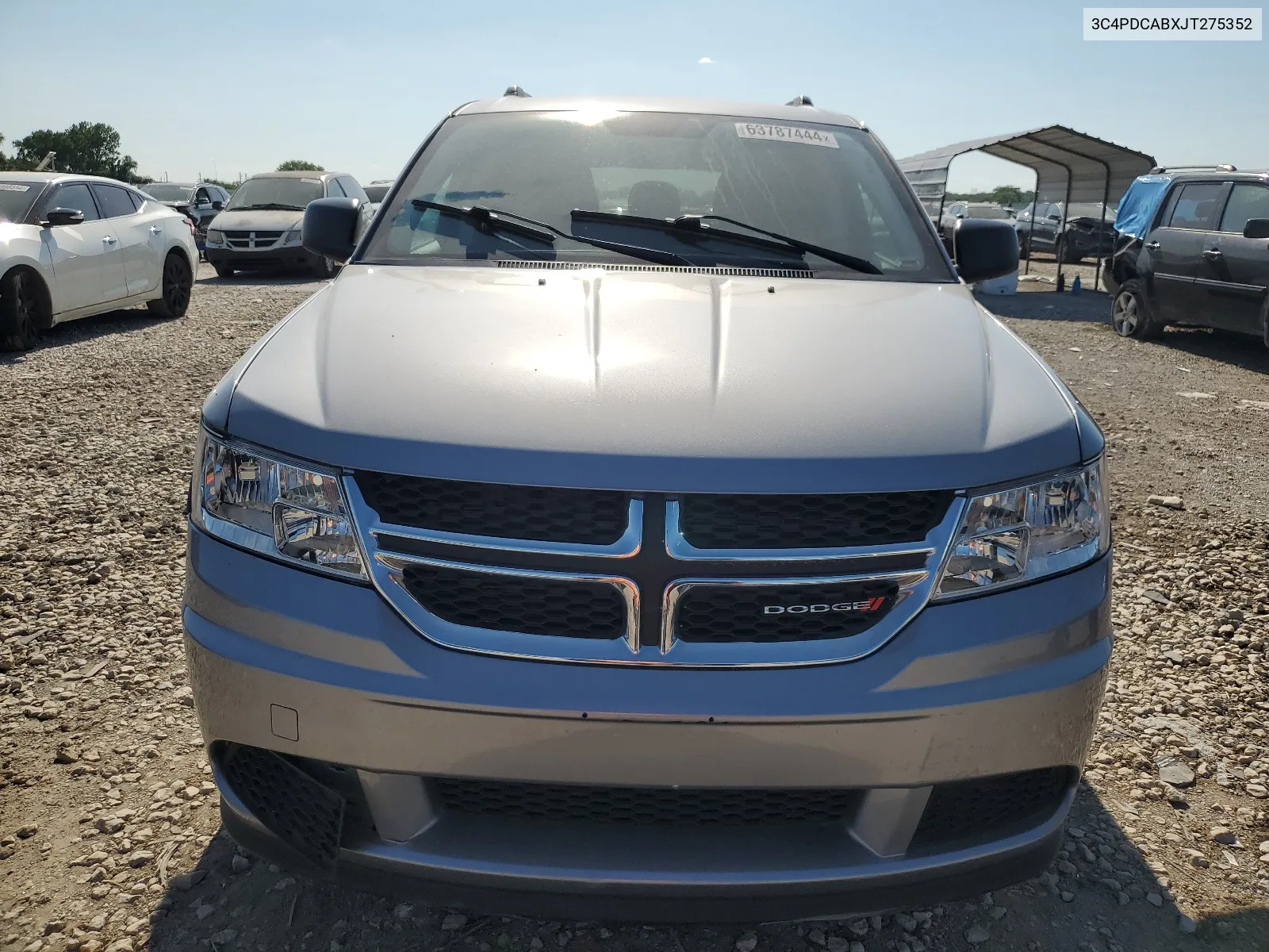 2018 Dodge Journey Se VIN: 3C4PDCABXJT275352 Lot: 63787444