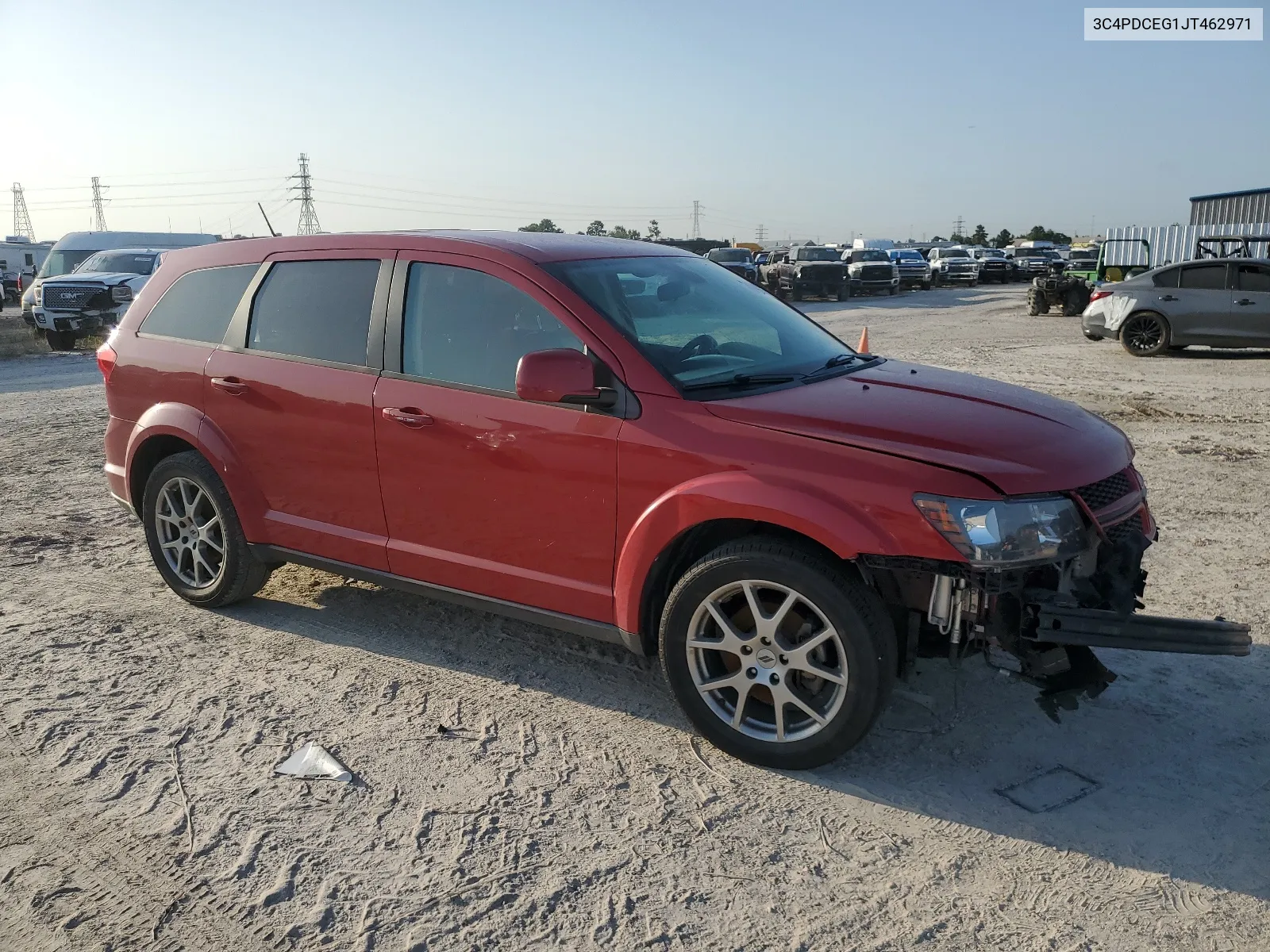 2018 Dodge Journey Gt VIN: 3C4PDCEG1JT462971 Lot: 63839224