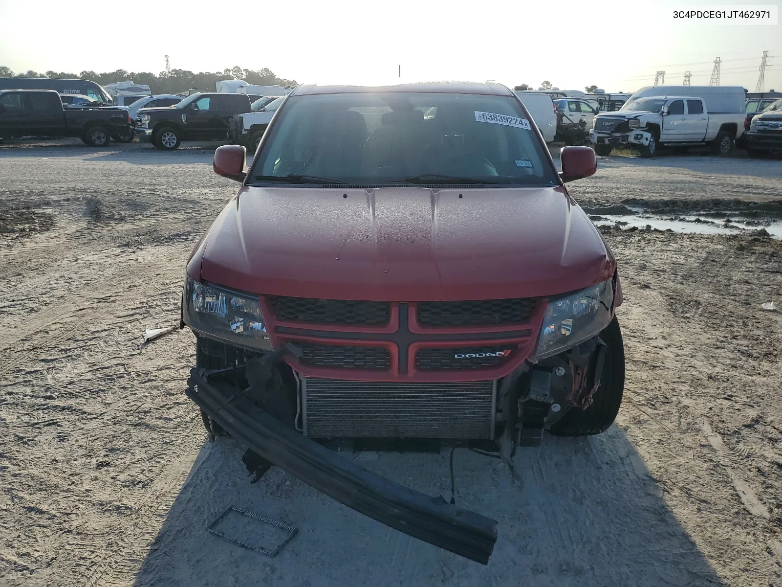 2018 Dodge Journey Gt VIN: 3C4PDCEG1JT462971 Lot: 63839224