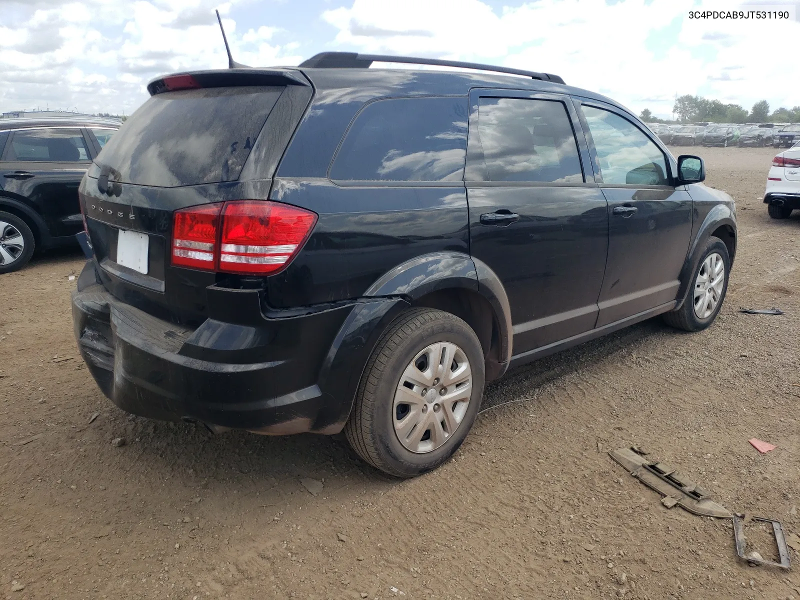 2018 Dodge Journey Se VIN: 3C4PDCAB9JT531190 Lot: 64017994