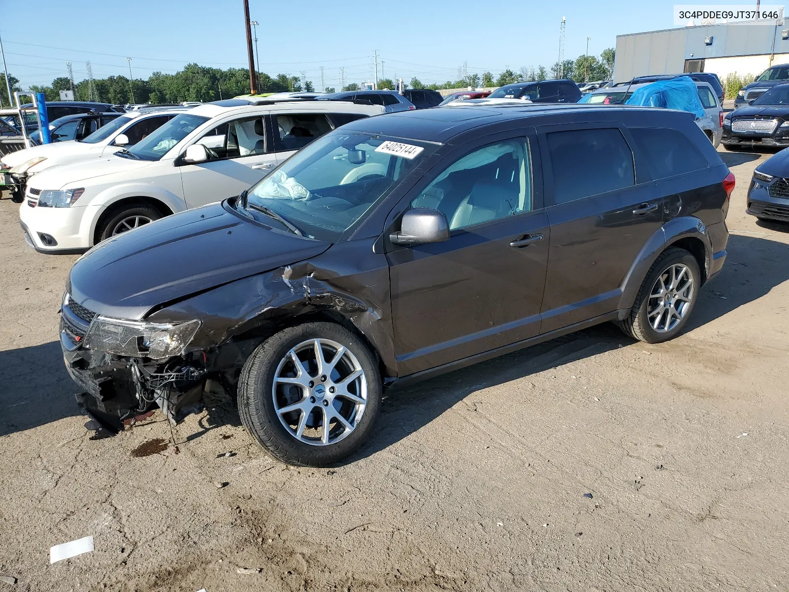 2018 Dodge Journey Gt VIN: 3C4PDDEG9JT371646 Lot: 64025144