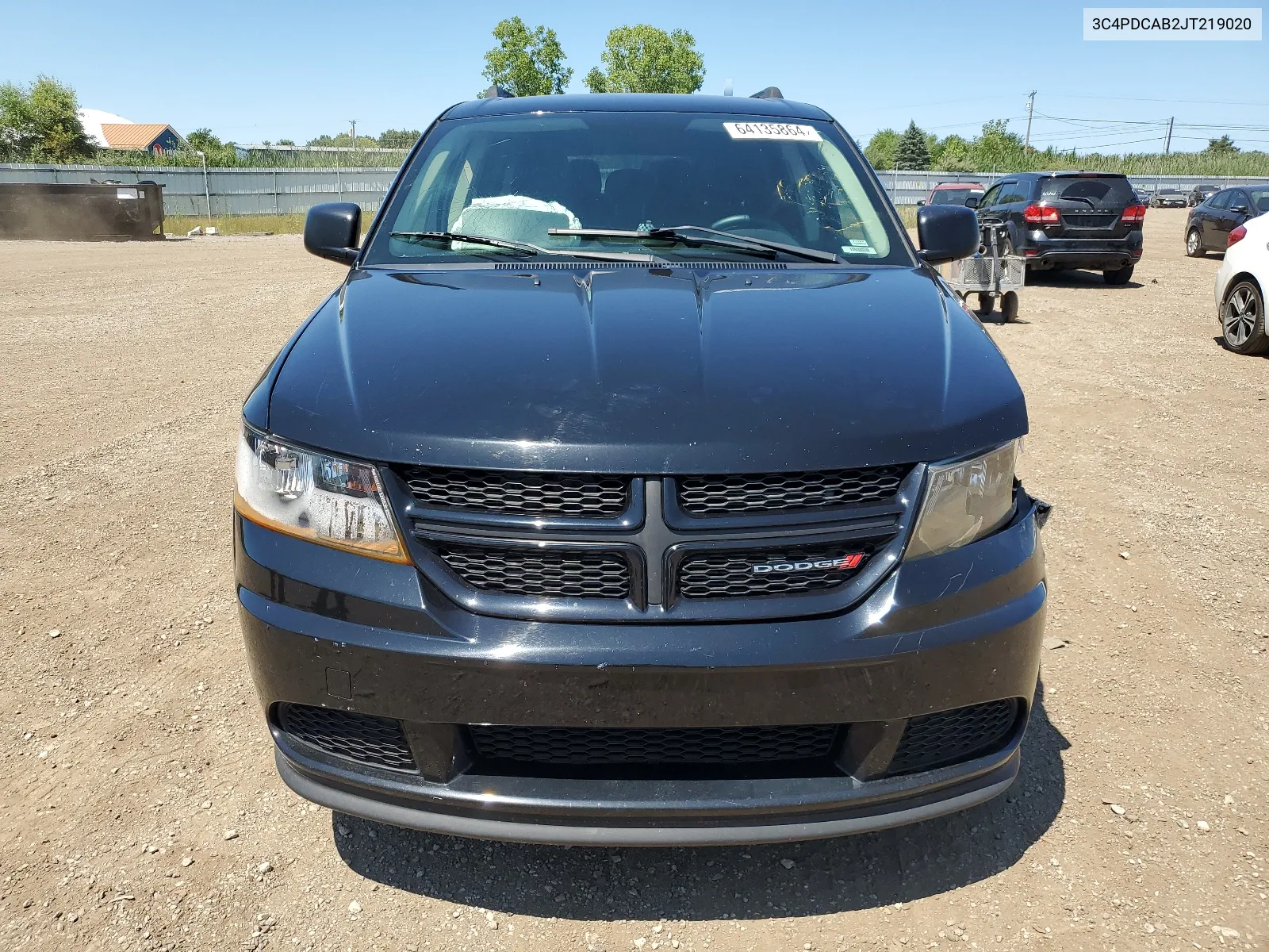 2018 Dodge Journey Se VIN: 3C4PDCAB2JT219020 Lot: 64135864