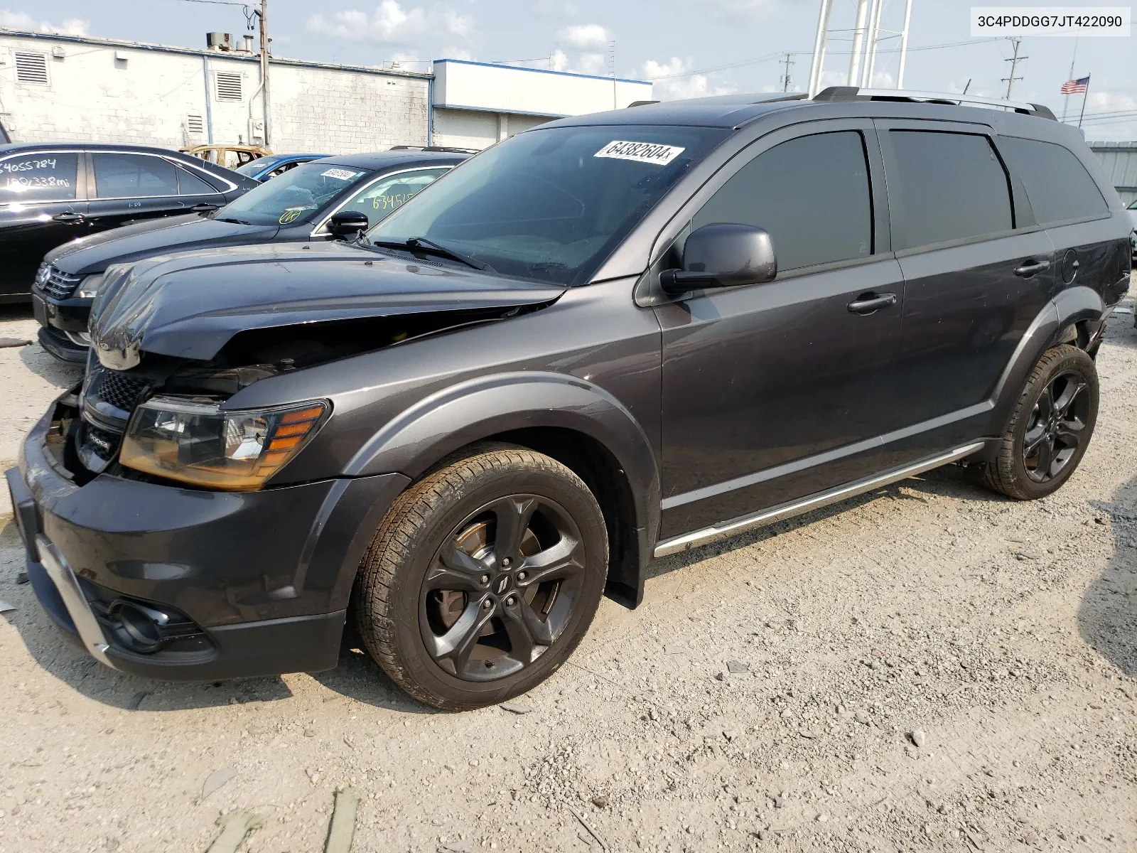 2018 Dodge Journey Crossroad VIN: 3C4PDDGG7JT422090 Lot: 64382604