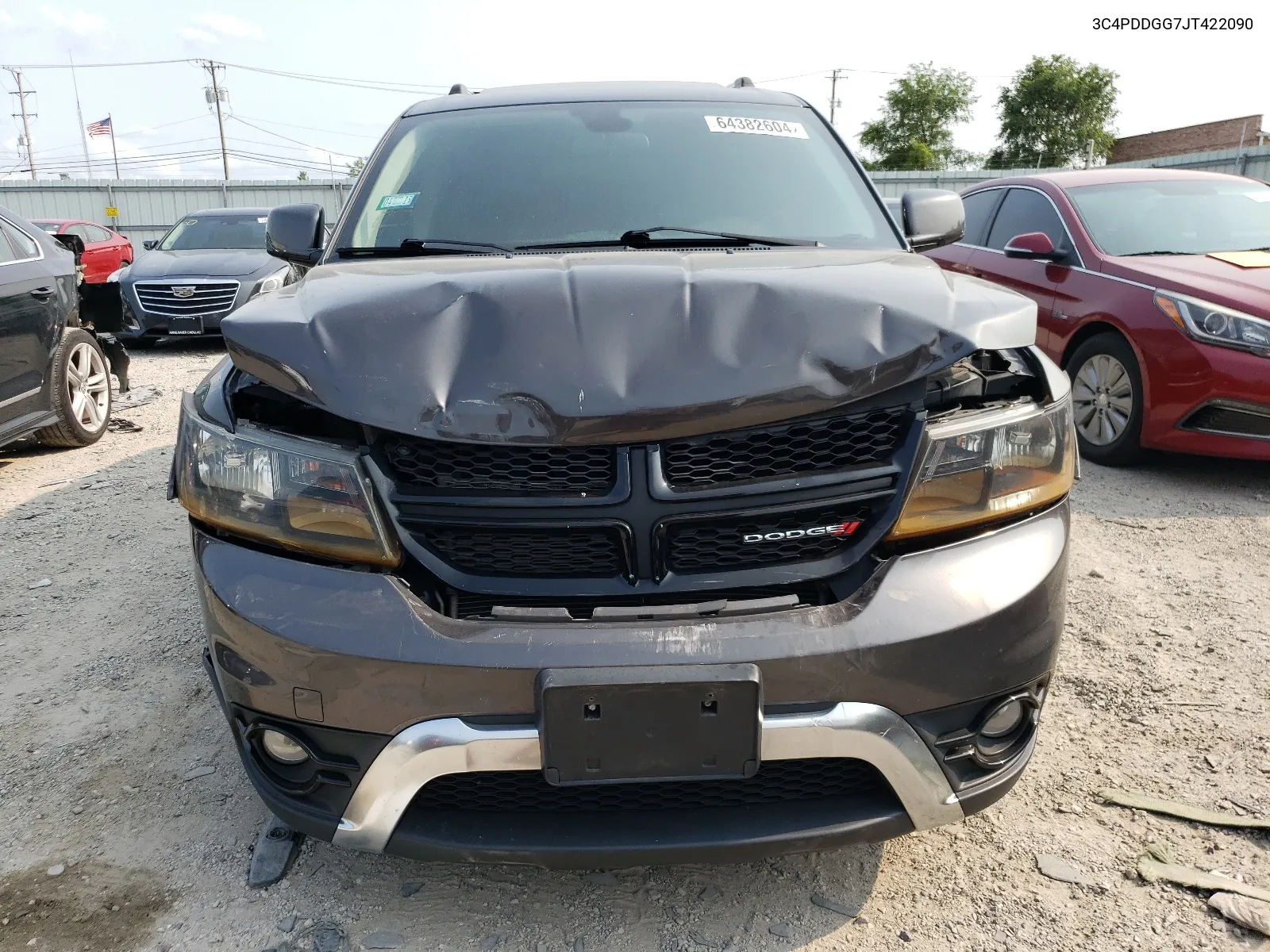 2018 Dodge Journey Crossroad VIN: 3C4PDDGG7JT422090 Lot: 64382604