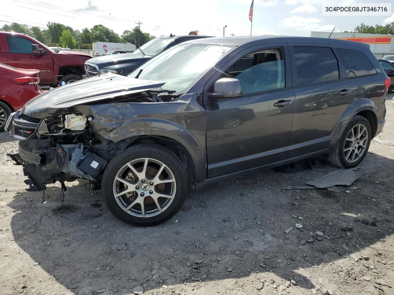 2018 Dodge Journey Gt VIN: 3C4PDCEG8JT346716 Lot: 64492664