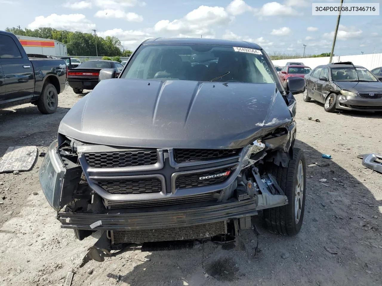 2018 Dodge Journey Gt VIN: 3C4PDCEG8JT346716 Lot: 64492664