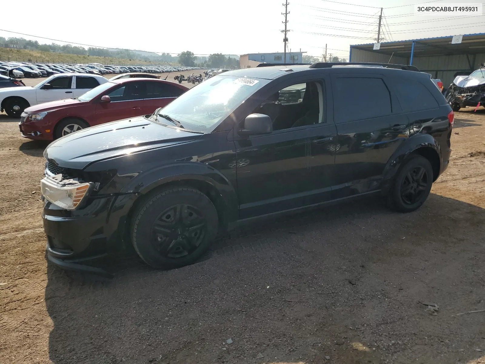 2018 Dodge Journey Se VIN: 3C4PDCAB8JT495931 Lot: 64694664