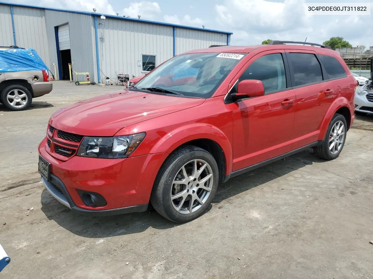 2018 Dodge Journey Gt VIN: 3C4PDDEG0JT311822 Lot: 65092214