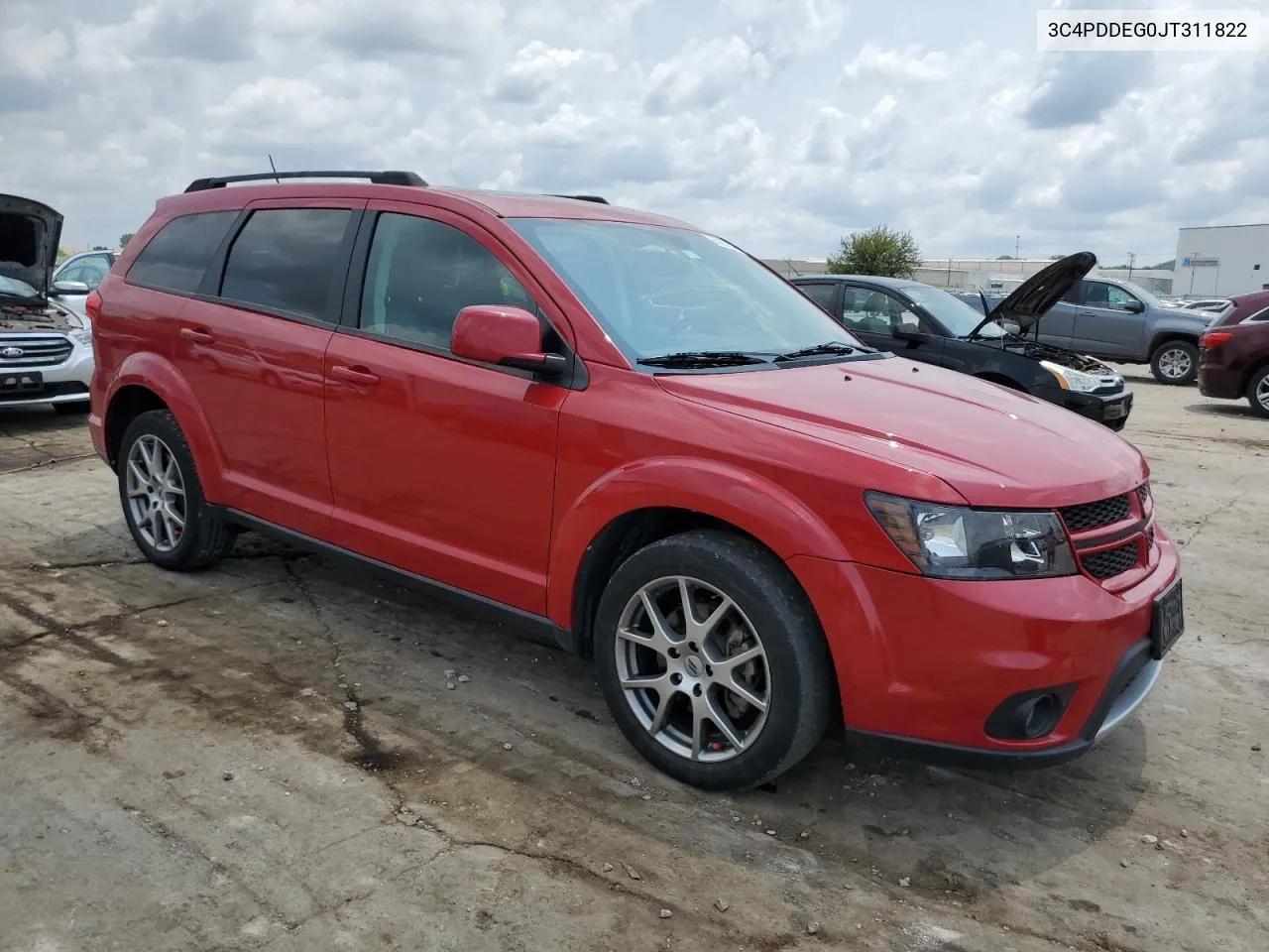 2018 Dodge Journey Gt VIN: 3C4PDDEG0JT311822 Lot: 65092214