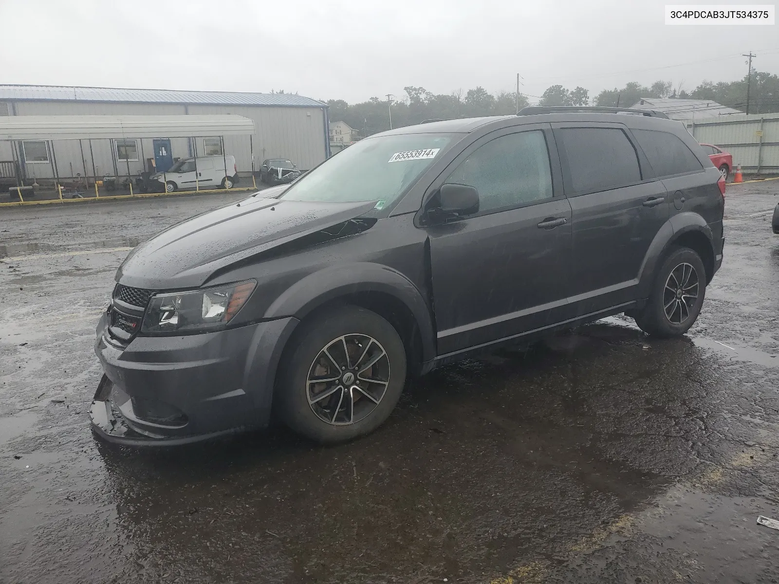 2018 Dodge Journey Se VIN: 3C4PDCAB3JT534375 Lot: 65553914