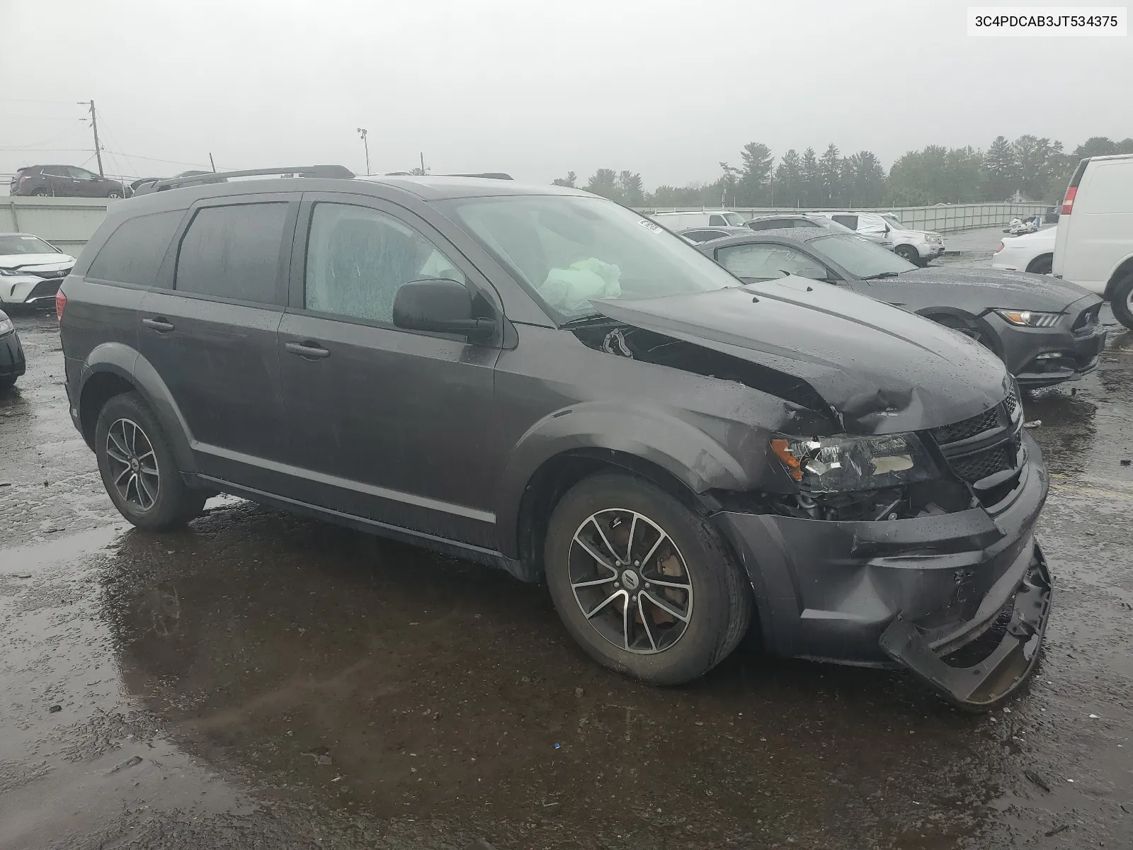 2018 Dodge Journey Se VIN: 3C4PDCAB3JT534375 Lot: 65553914