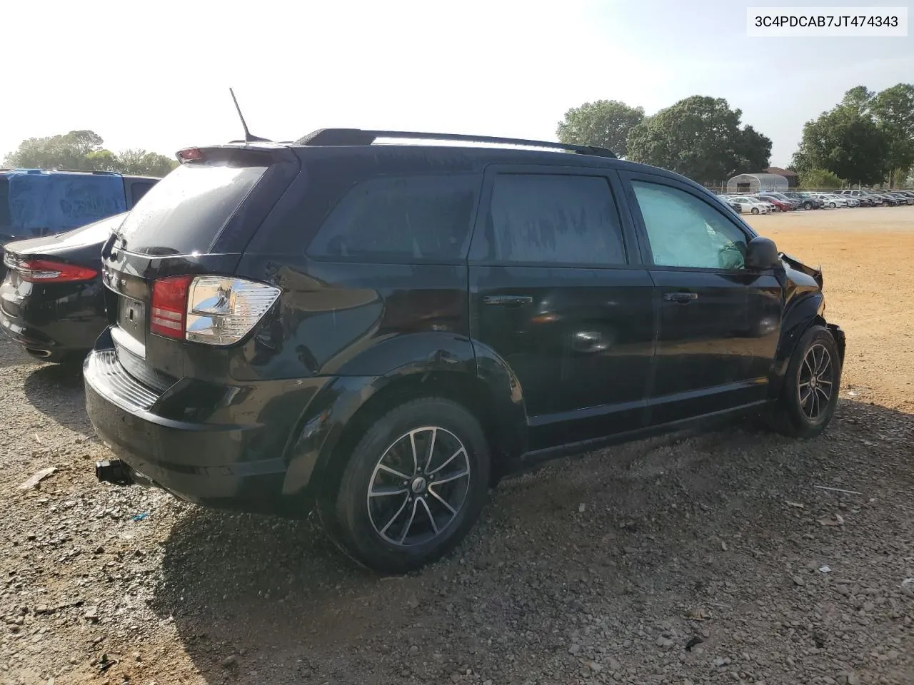 2018 Dodge Journey Se VIN: 3C4PDCAB7JT474343 Lot: 65604034