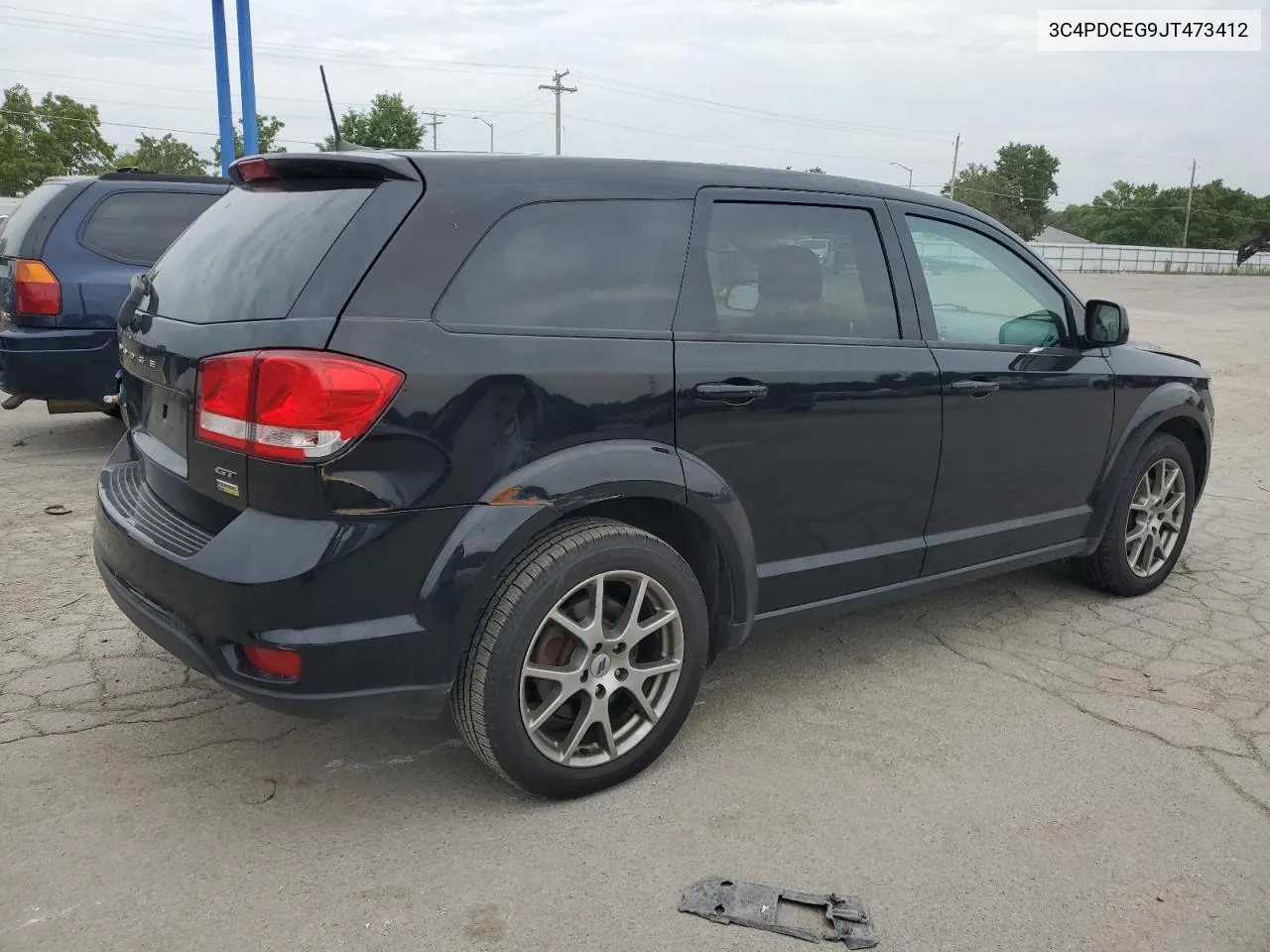 2018 Dodge Journey Gt VIN: 3C4PDCEG9JT473412 Lot: 65631644