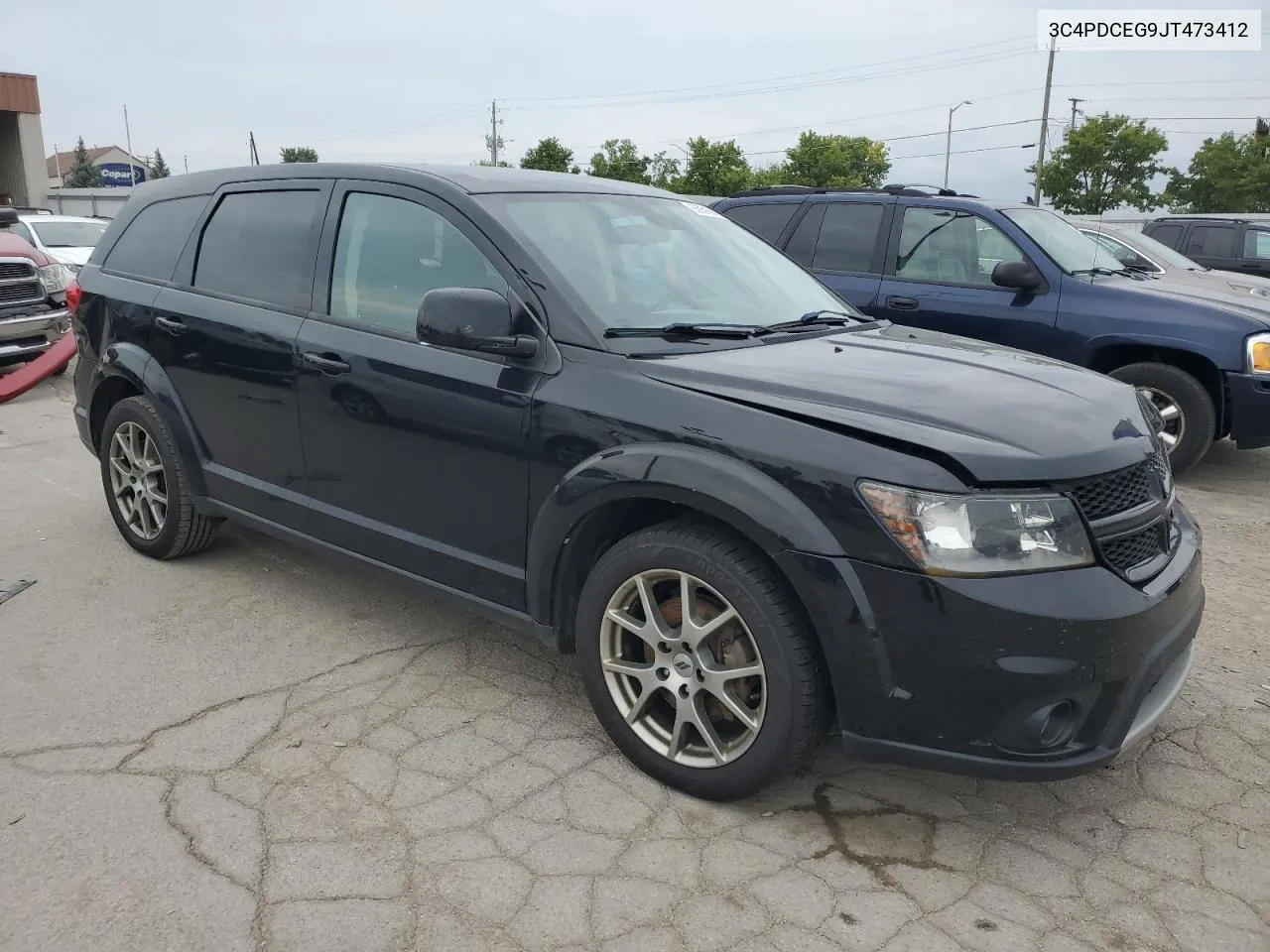 2018 Dodge Journey Gt VIN: 3C4PDCEG9JT473412 Lot: 65631644